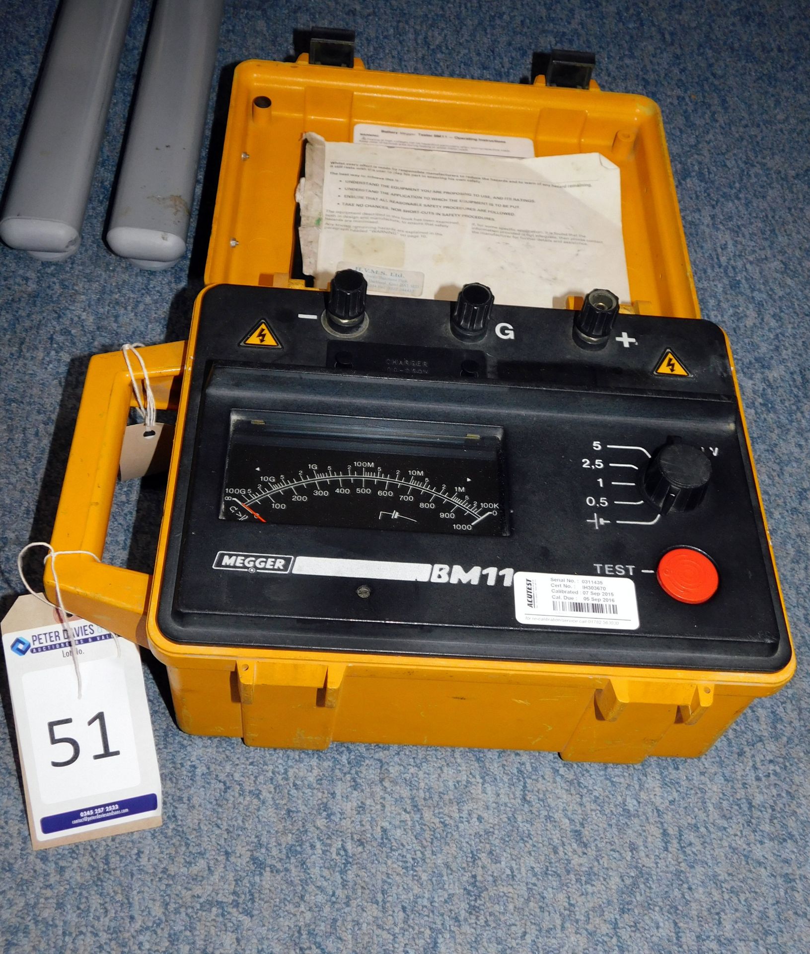 Megger BM11 5kV Insulation Tester