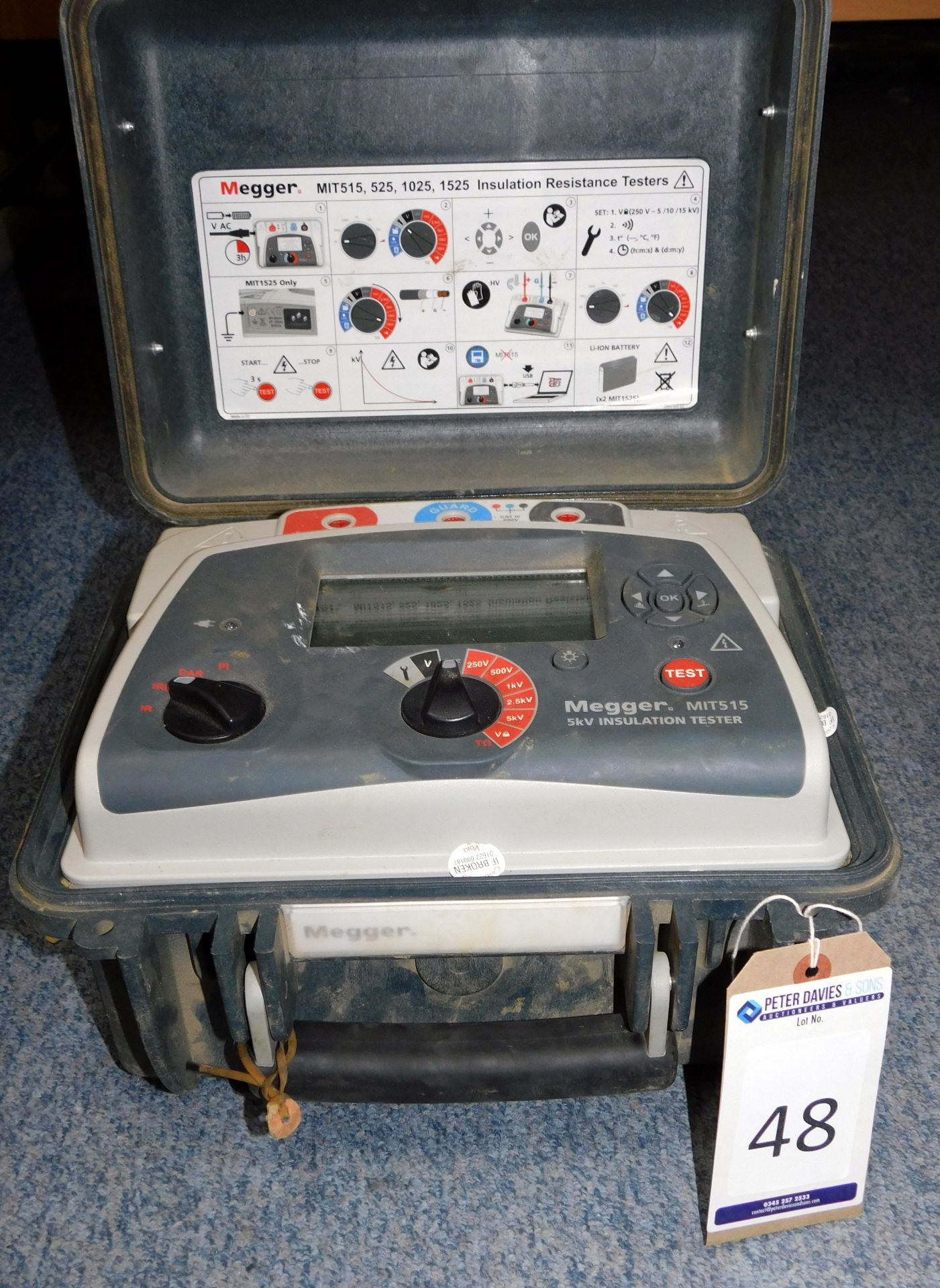 Megger MIT515 5kV Insulation Tester