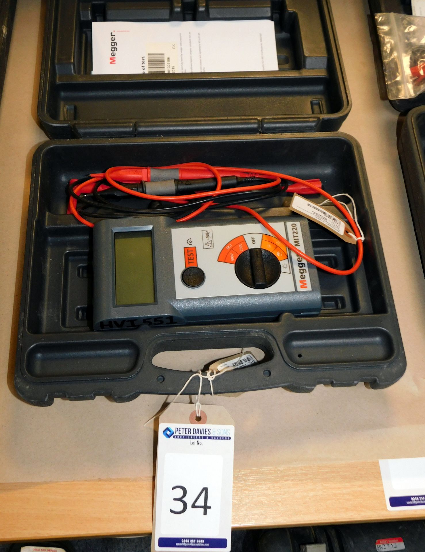 Megger MIT220 Insulation & Continuity Tester