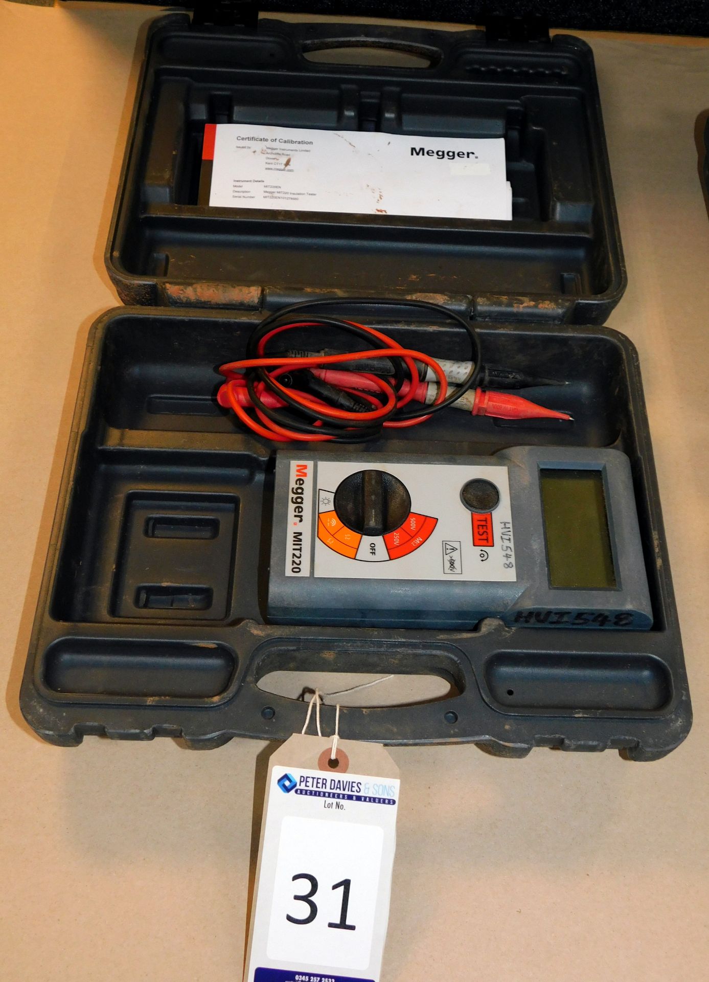 Megger MIT220 Insulation & Continuity Tester