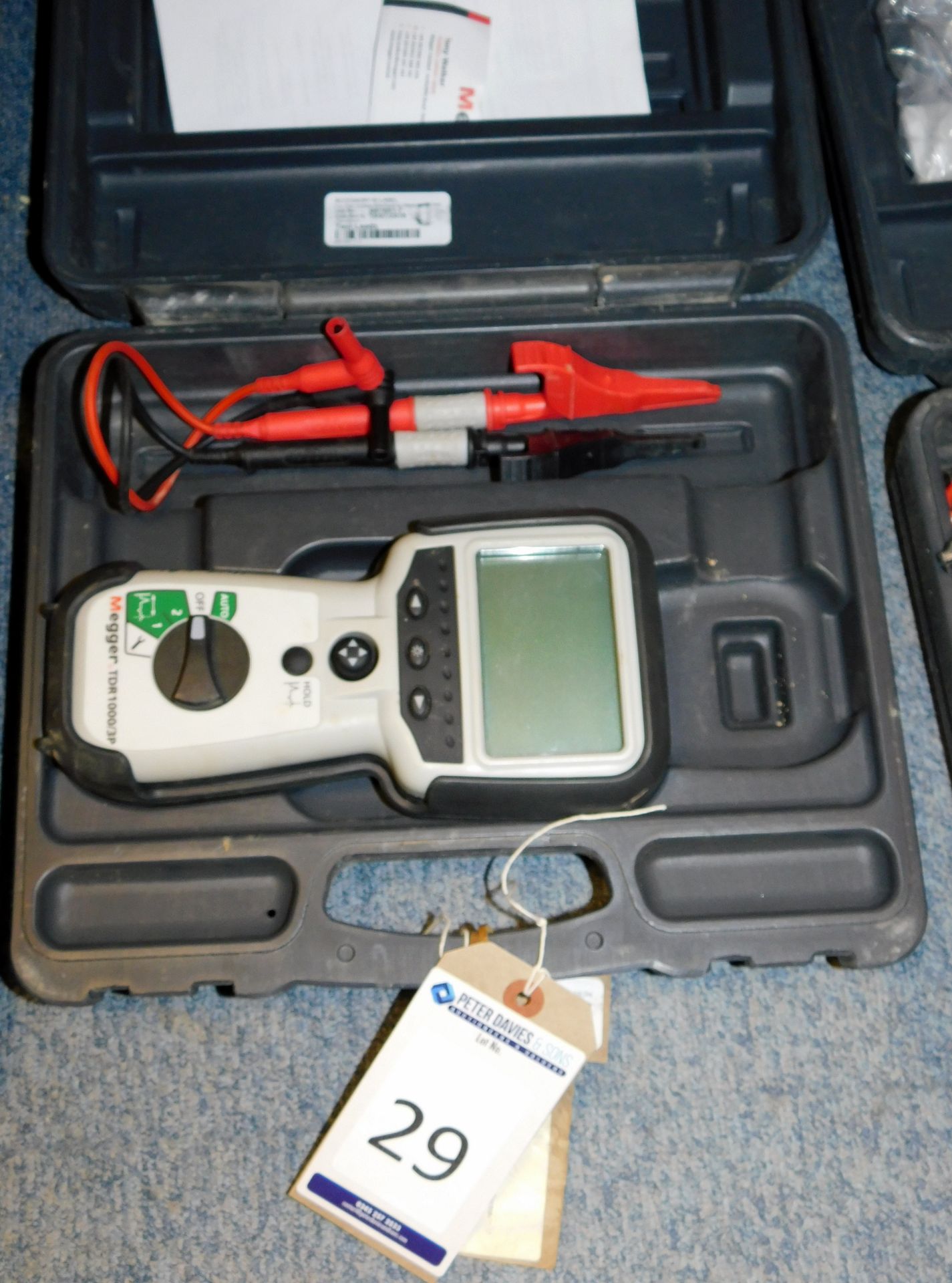 Megger TDR1000/3P Cable Fault Locator