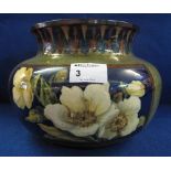 Doulton Lambeth pottery baluster shaped jardiniere decorated with reserved painted panels of