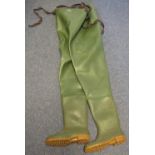 Pair of chest waders, c. size 12.