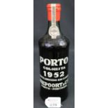 Bottle of Niepoort Colheita 1952 Porto.