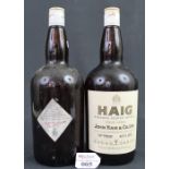 Two bottles of Haig blended scotch whisk