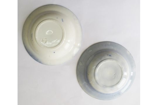 Two English flow blue ceramic dishes. - Image 2 of 8