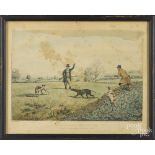 Four sporting prints, after Alken, 19th c., to include Wood-Cock Shooting, Grouse Shooting, Pheasant