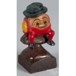 Rodney Boyer, York, Pennsylvania carved and painted Humpty Dumpty, 4'' h.