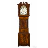 Welsh mahogany tall case clock, early 19th c., the eight-day works, signed John Jones Bethesda, 88