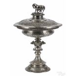 English silver horse racing trophy of Southeast Asian interest, 1873-1874, bearing the touch of