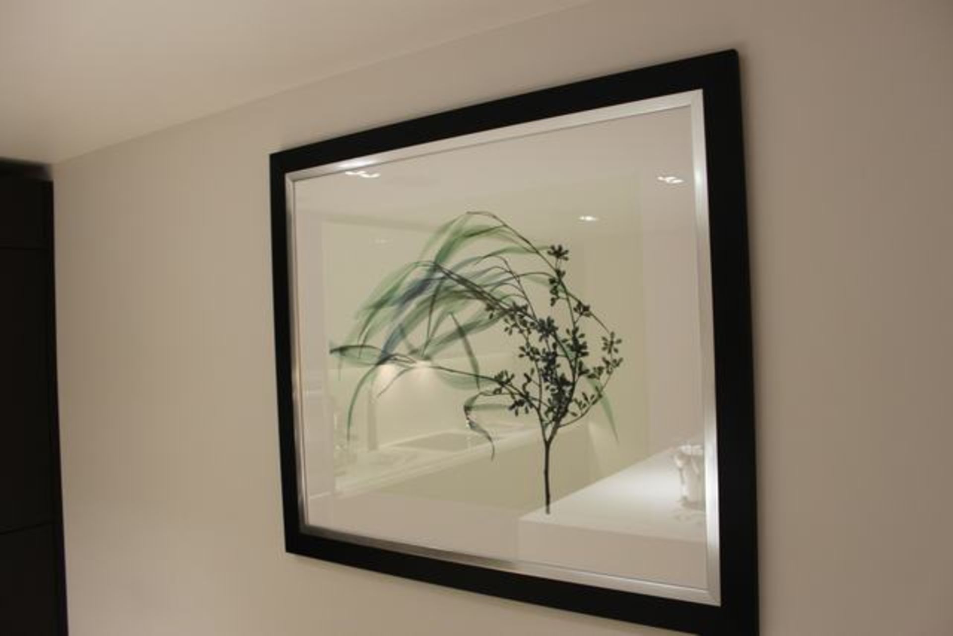 Modern botanical print in frame 1100mm x 950mm