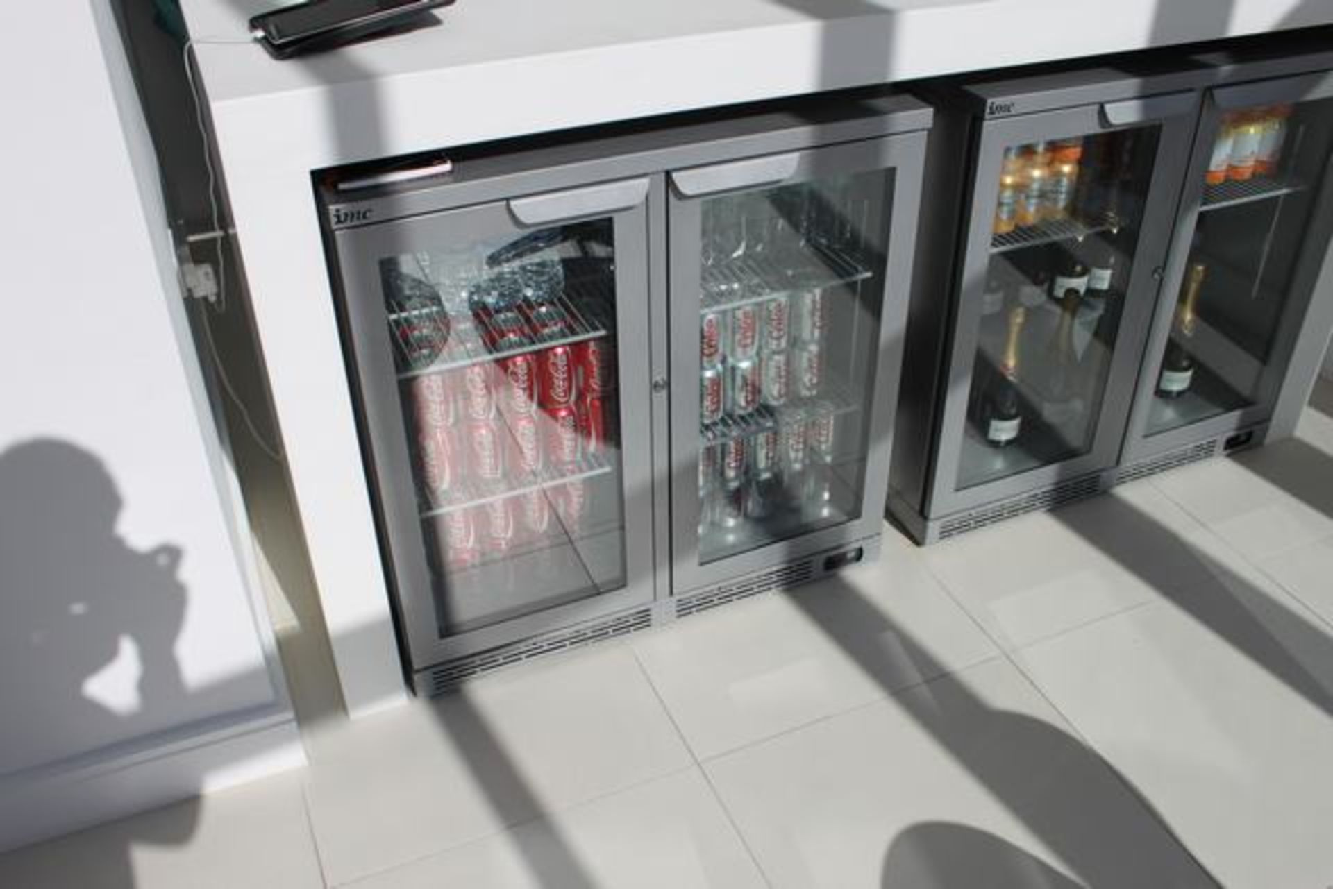 IMC Hurricane H90 premium under counter double door bottle cooler storage capacity: 204 x 330ml