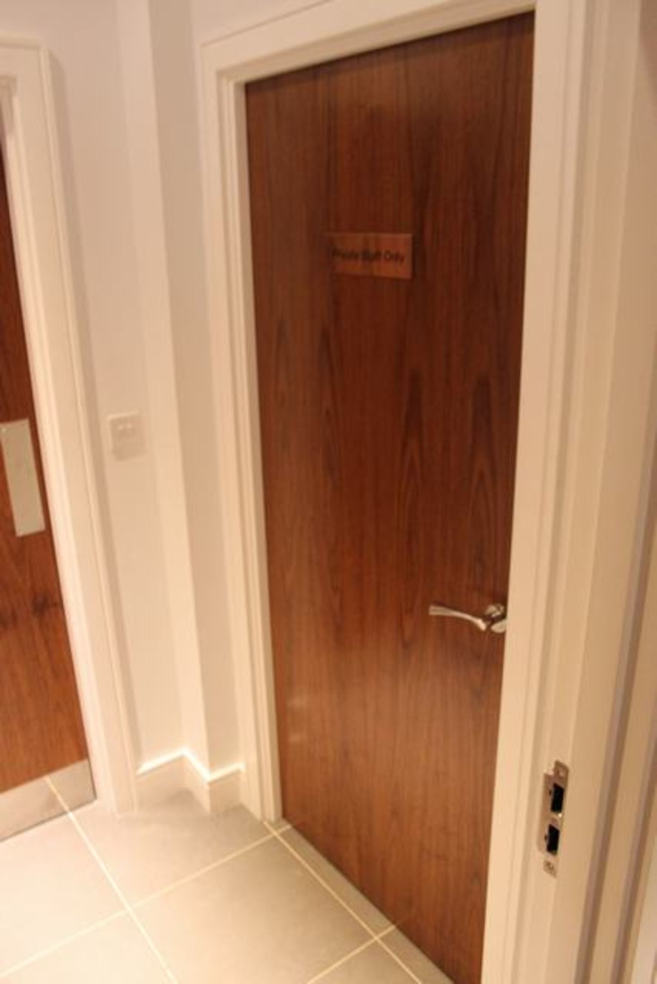 Walnut effect internal door 840mm x 1985mm x 45mm