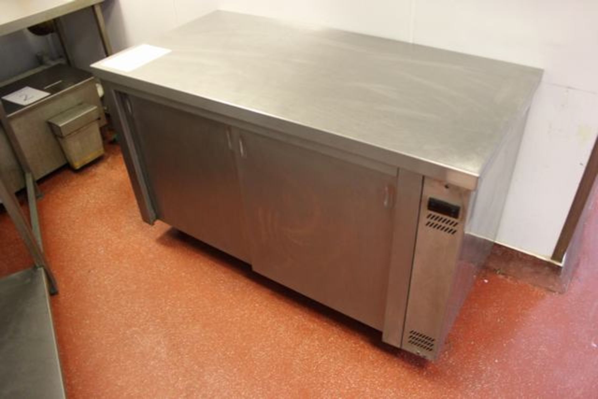 Stainless steel sliding two door hot cupboard 1400mm x 700mm  Lift out charge  5