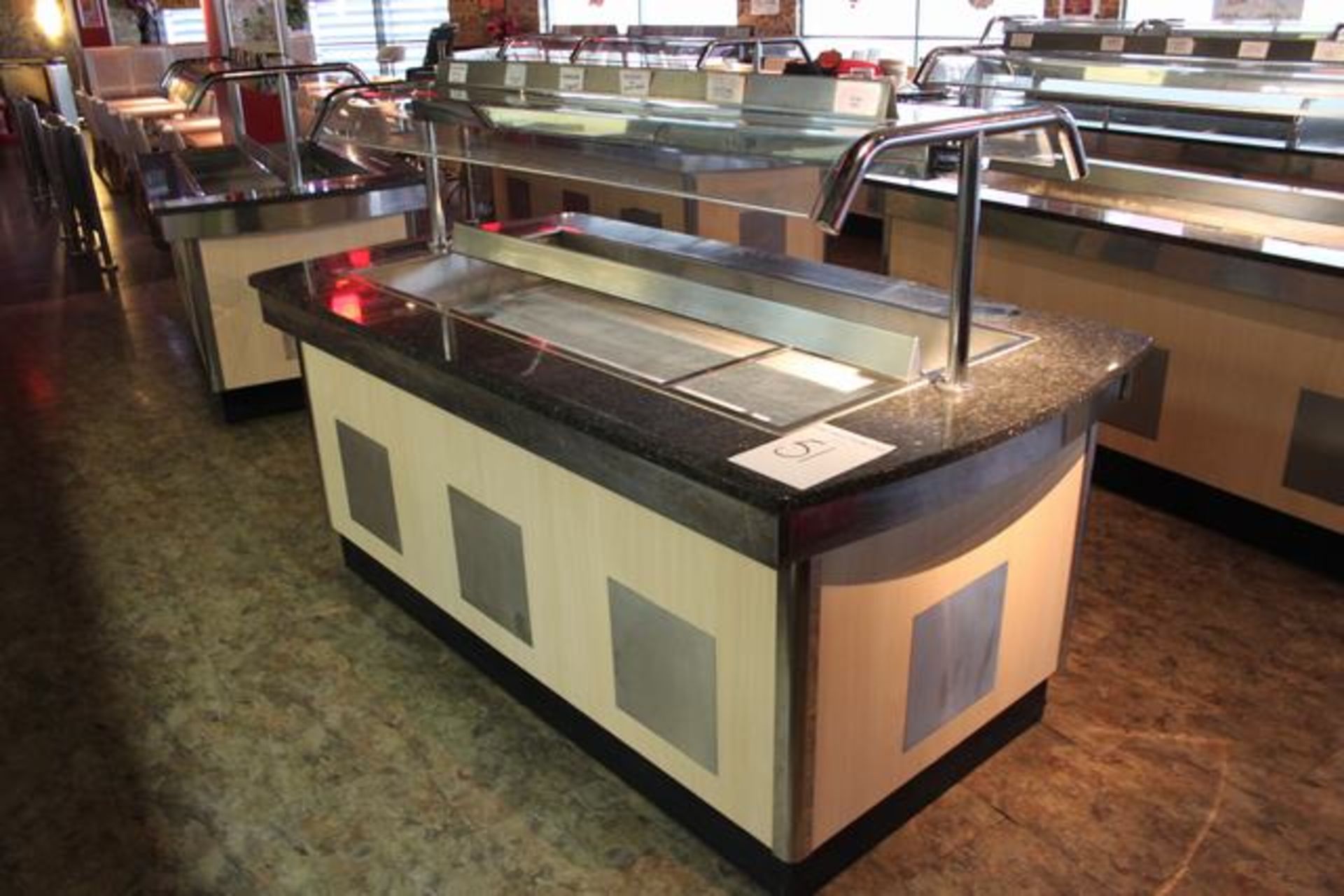 Banquetline wet well Bain Marie free standing modular servery counter manufactured from thick - Image 2 of 2