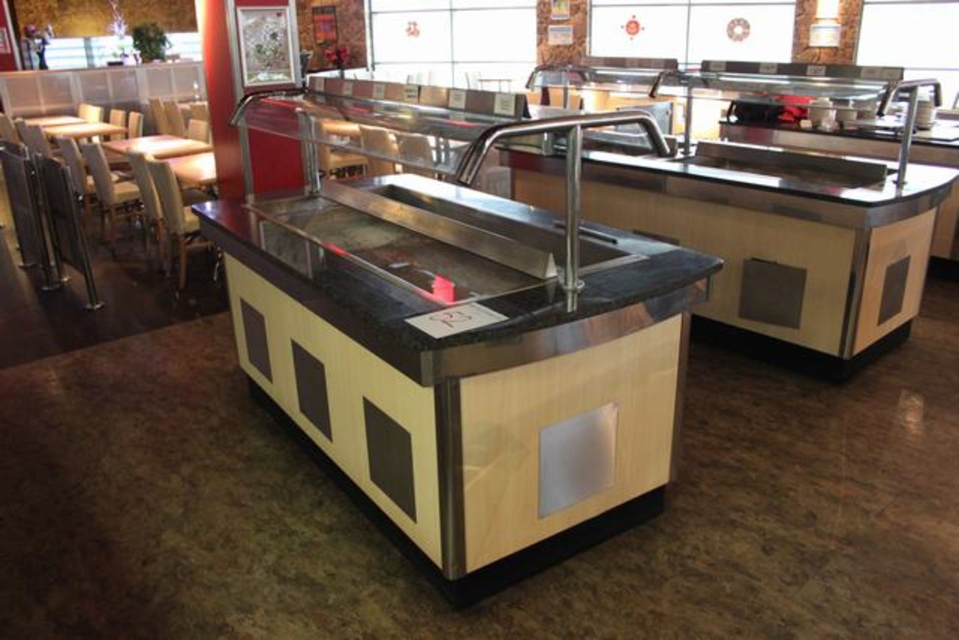 Banquetline wet well Bain Marie free standing modular servery counter manufactured from thick - Image 2 of 2