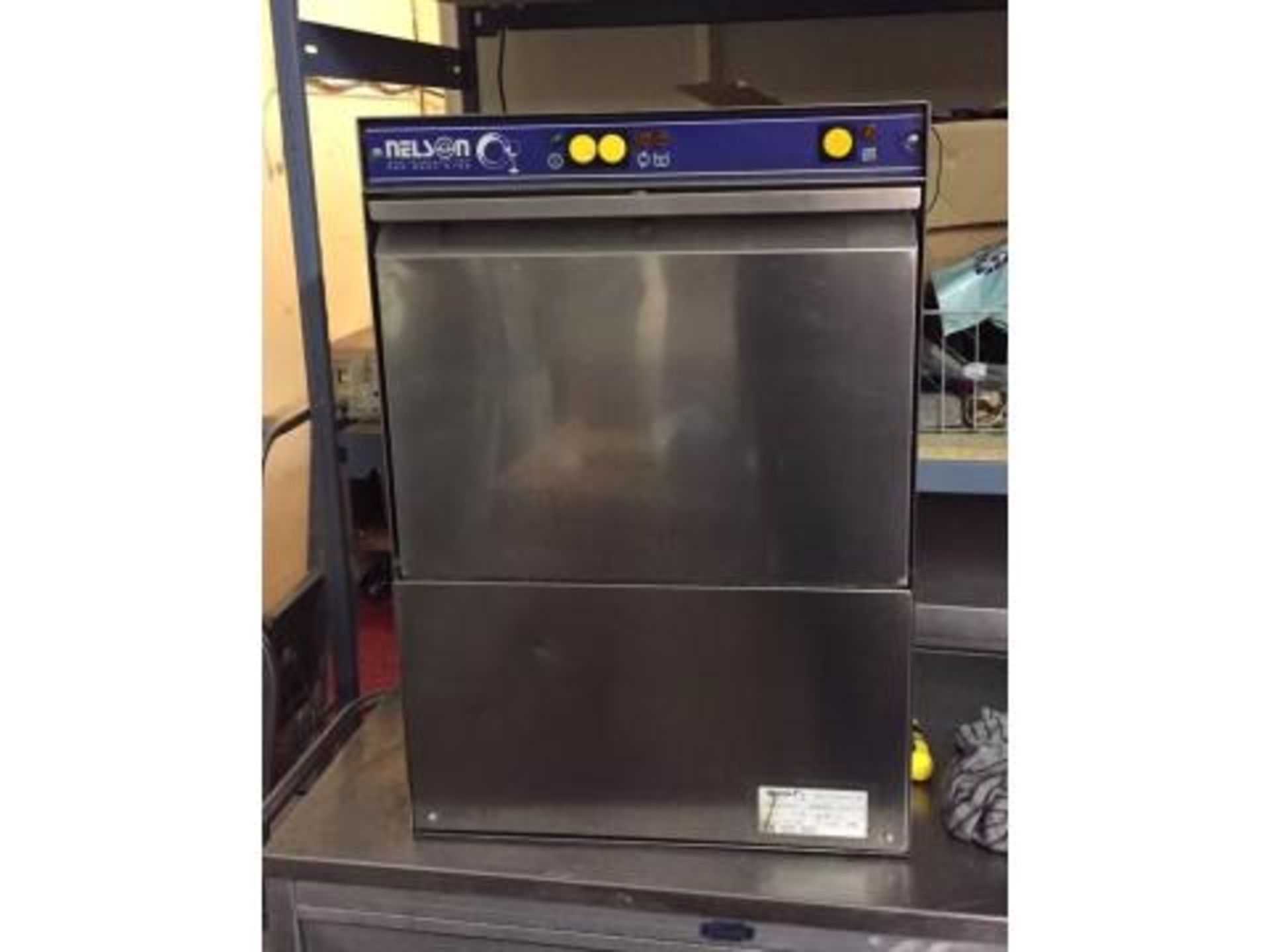 Nelson SC-40 Speed Clean 40 glasswasher 400mm square basket machine 19 pint / 26 half-pint