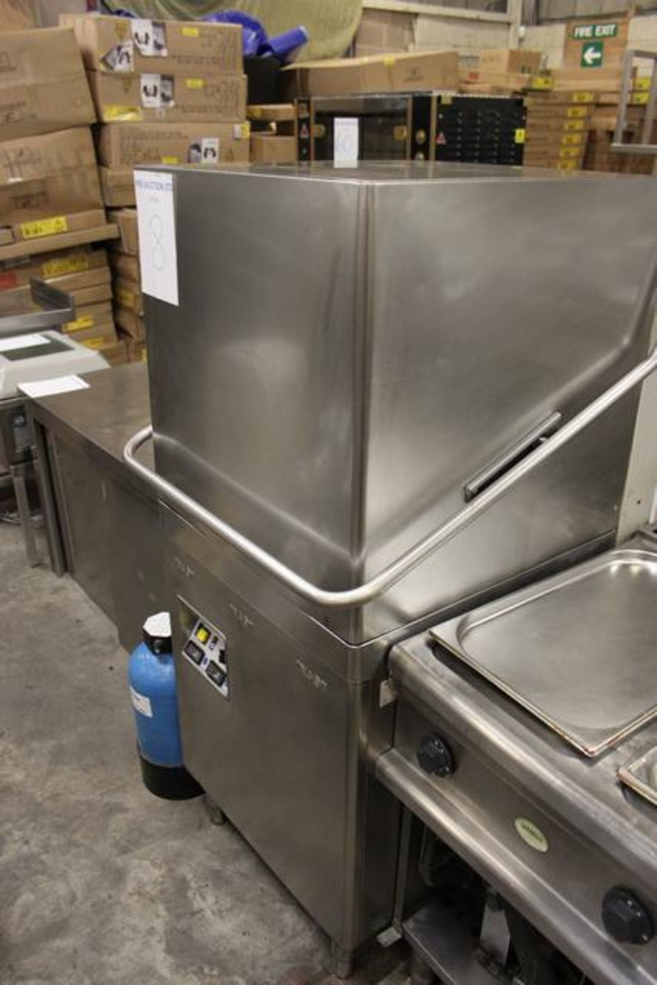 Nelson SW-1300/61 commercial pass through dishwasher 500mm square basket machine capacity up to 1300 - Image 2 of 4