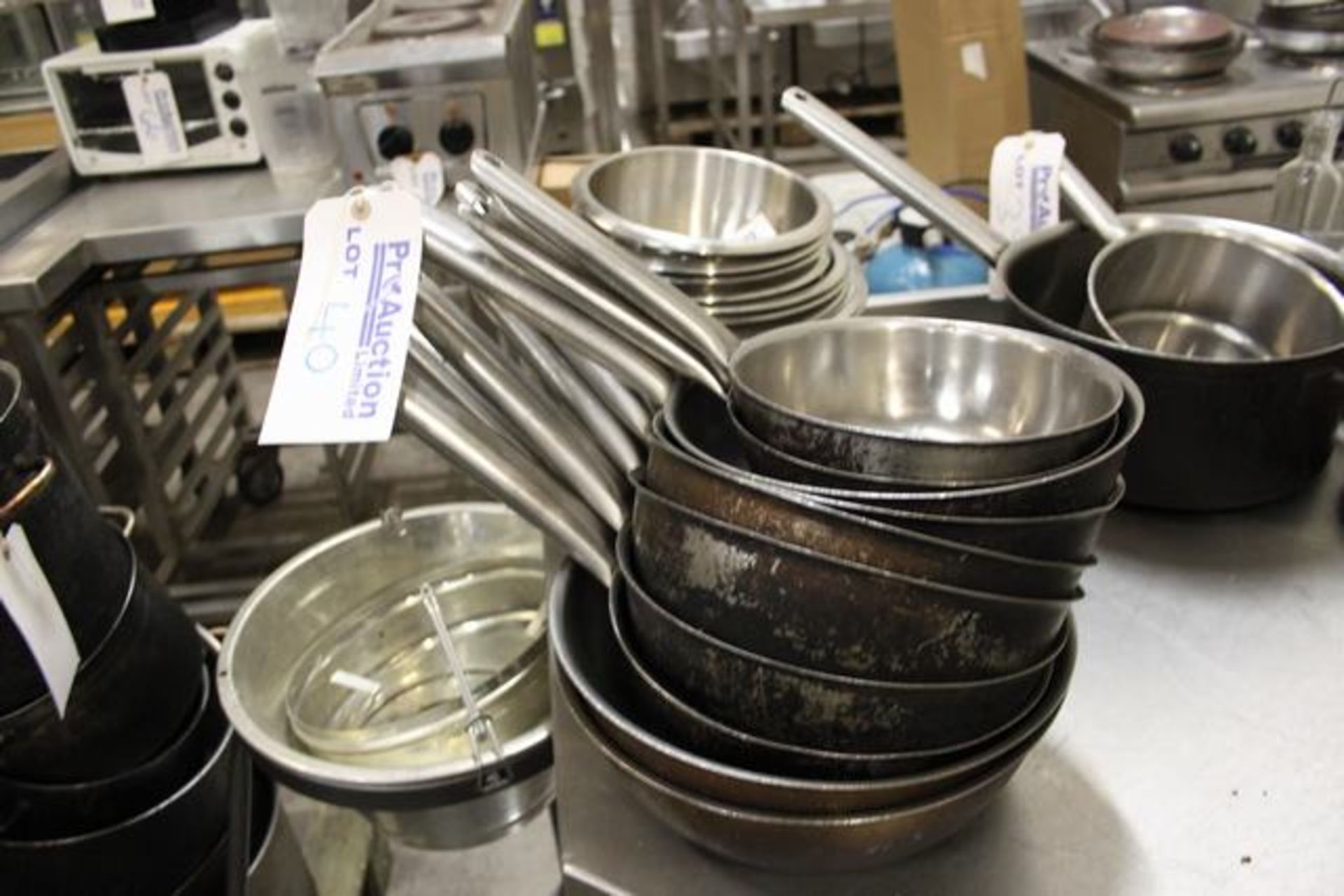 10 x various sauté pans