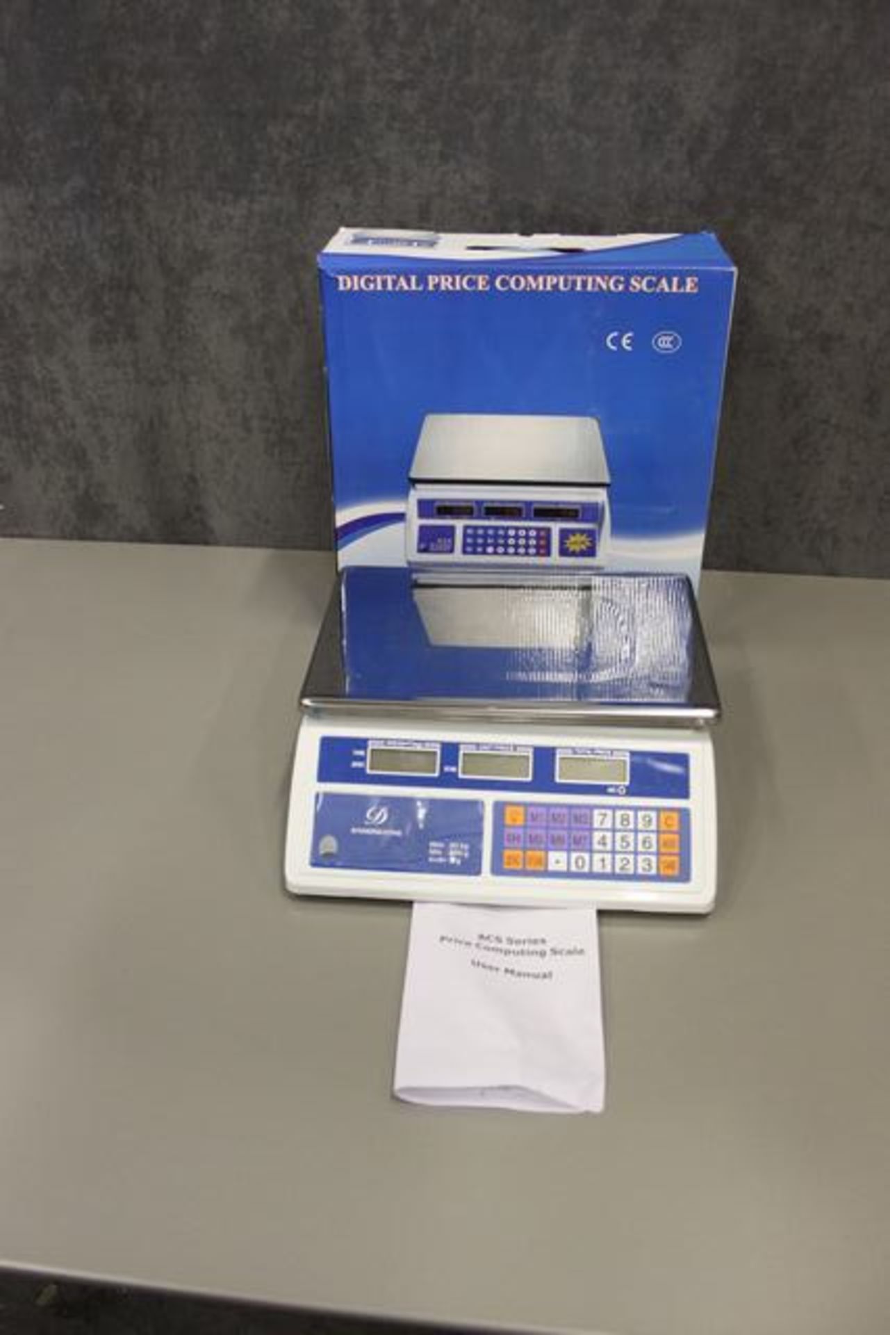 Stainless steel counter top bench scale 30kg capacity ideally suited for food preparation and