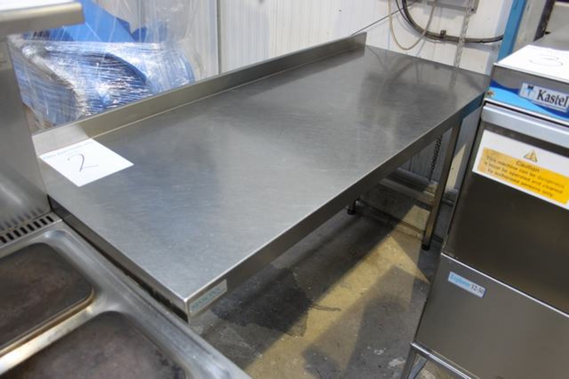 Sisson stainless steel preparation table 1700mm x 700mm