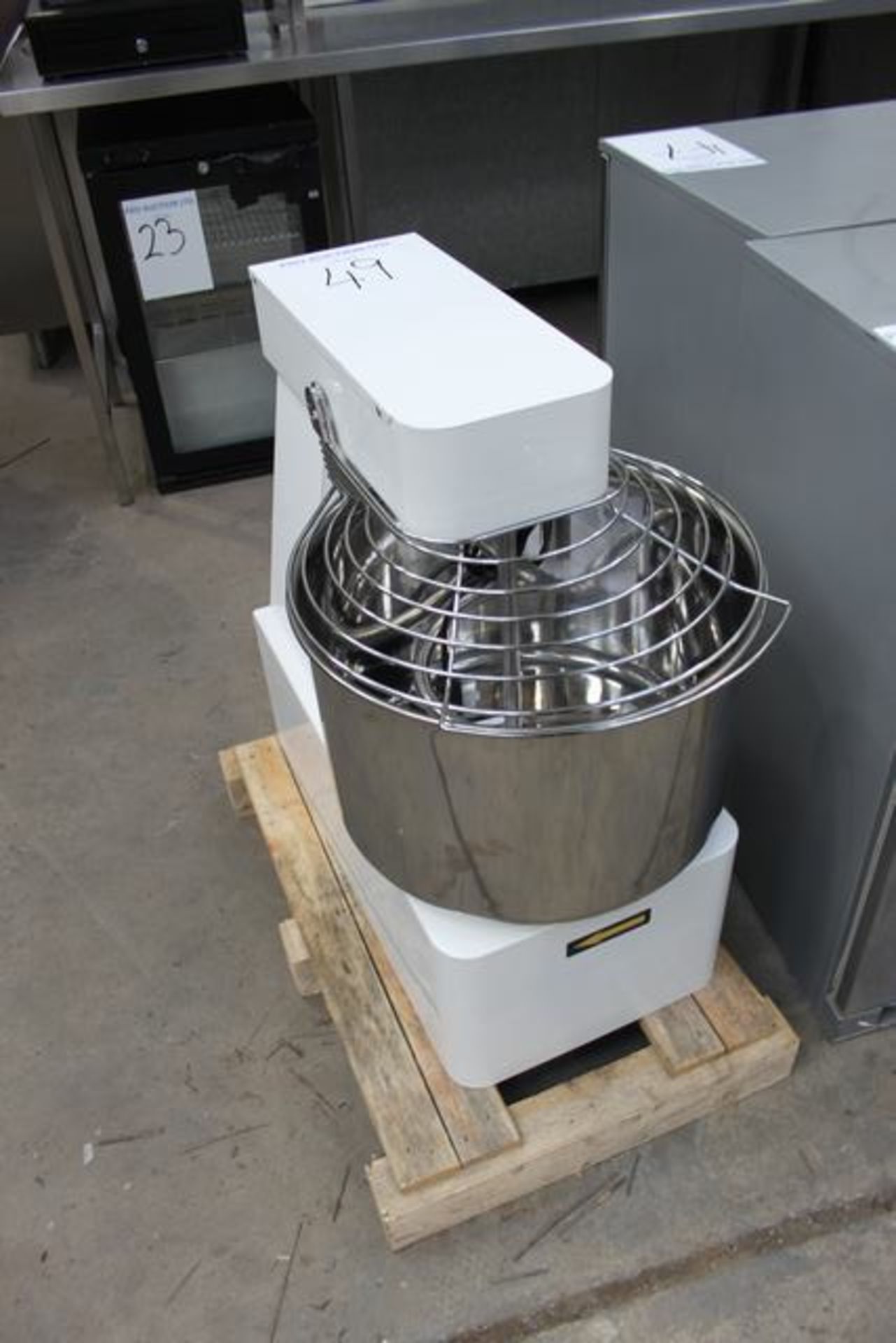 Italinox Prisma IBM50 spiral dough mixer 48ltr bowl with 42kg volume capacity bowl dimensions