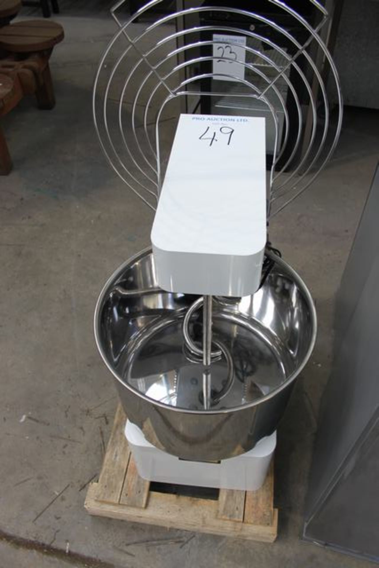 Italinox Prisma IBM50 spiral dough mixer 48ltr bowl with 42kg volume capacity bowl dimensions - Image 2 of 2