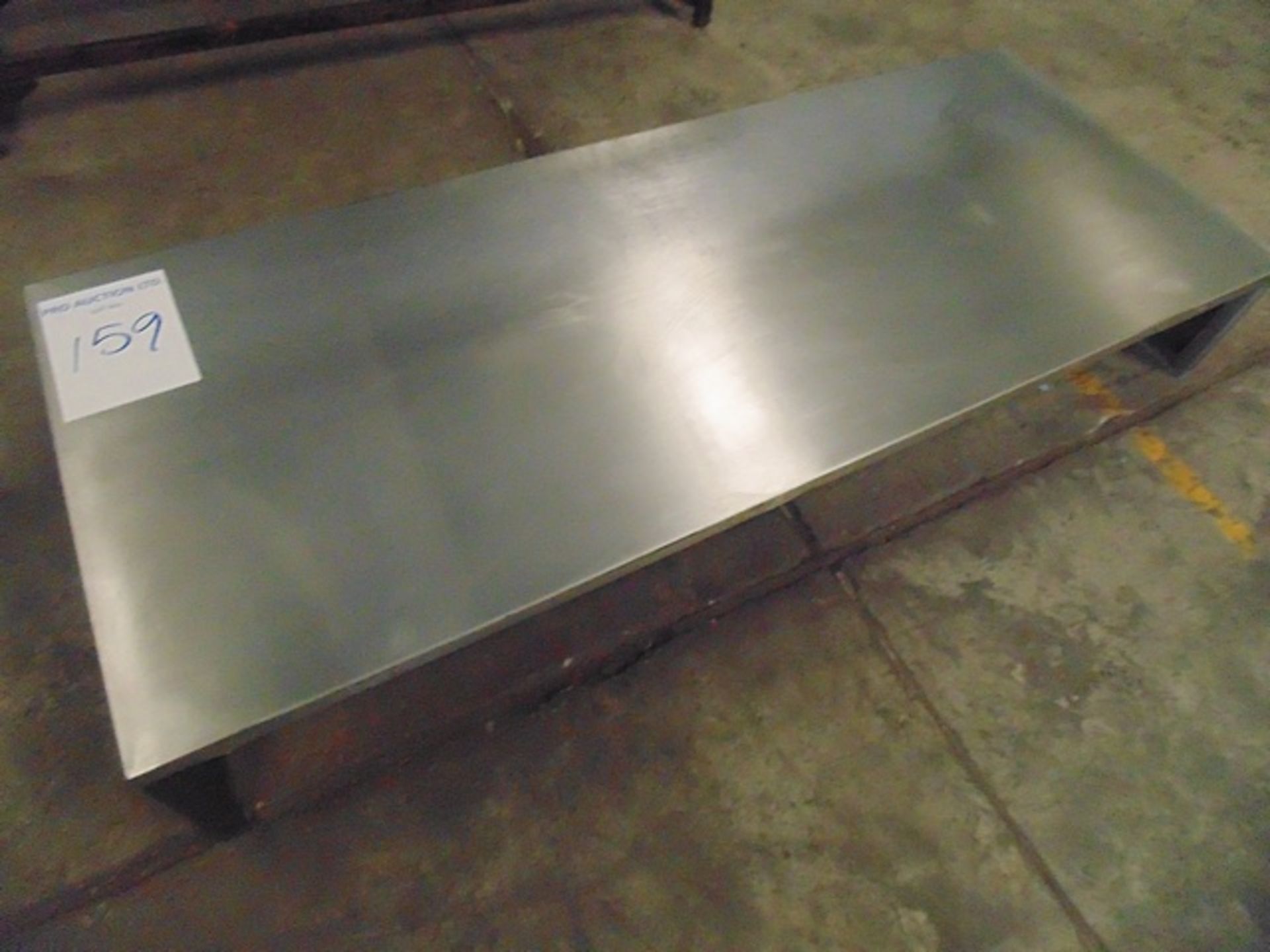 Stainless steel low level platform 1760mm x 700mm x 270mm