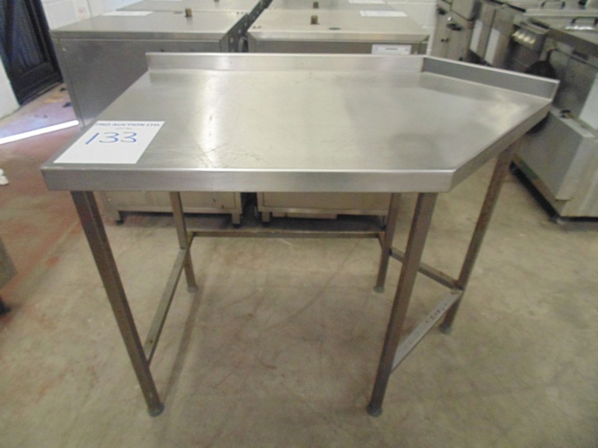 Staiinless steel preparation table 1180mm x 700mm x 890mm