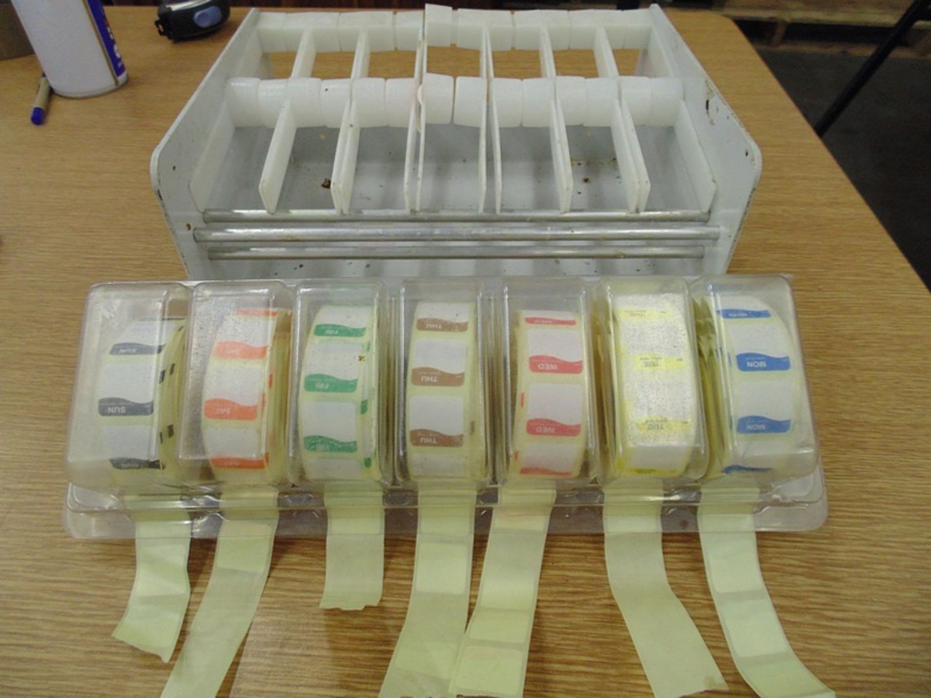 Date Colour coding system for food safety manual dispenser and various rolls