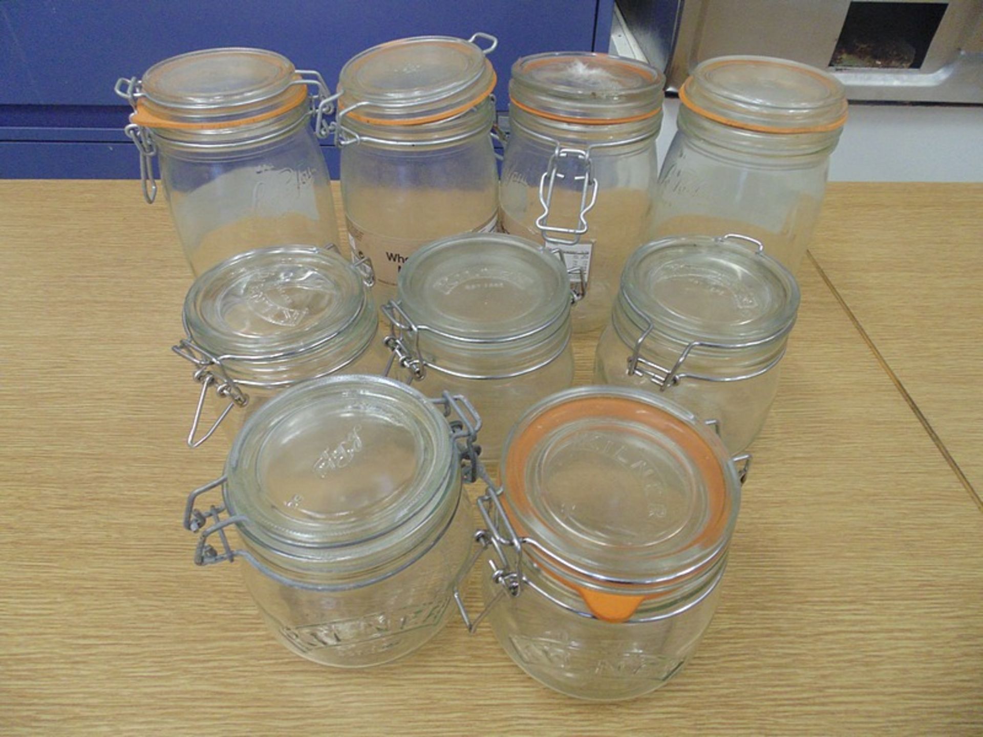 9 x La Parfait glass preserve terrine jars