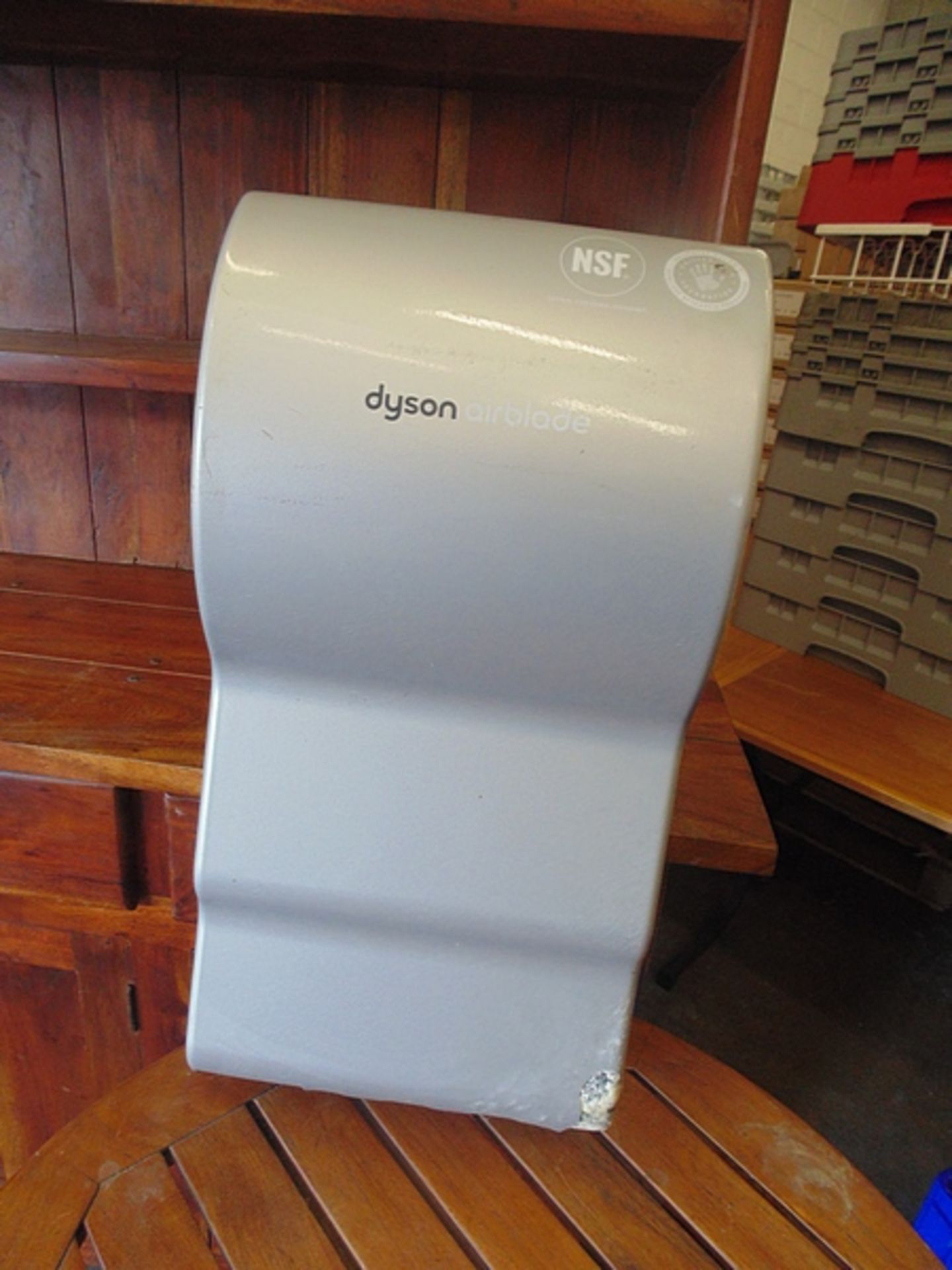 Dyson Airblade AB14 Hand Dryer dB Grey integrated 1600W motors, the AB14 pulls 30 litres of air a