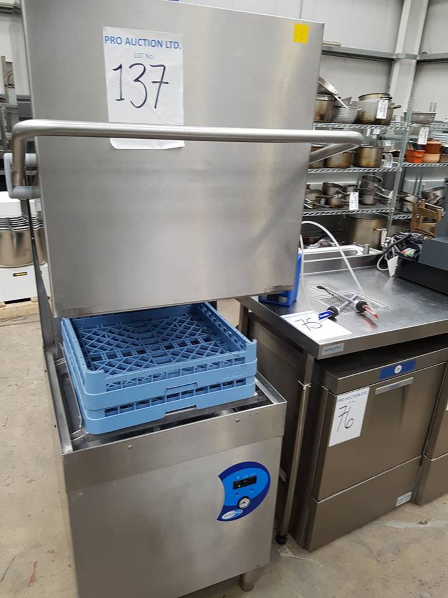 Classeq H856a pass through dishwasher 500mm baskets