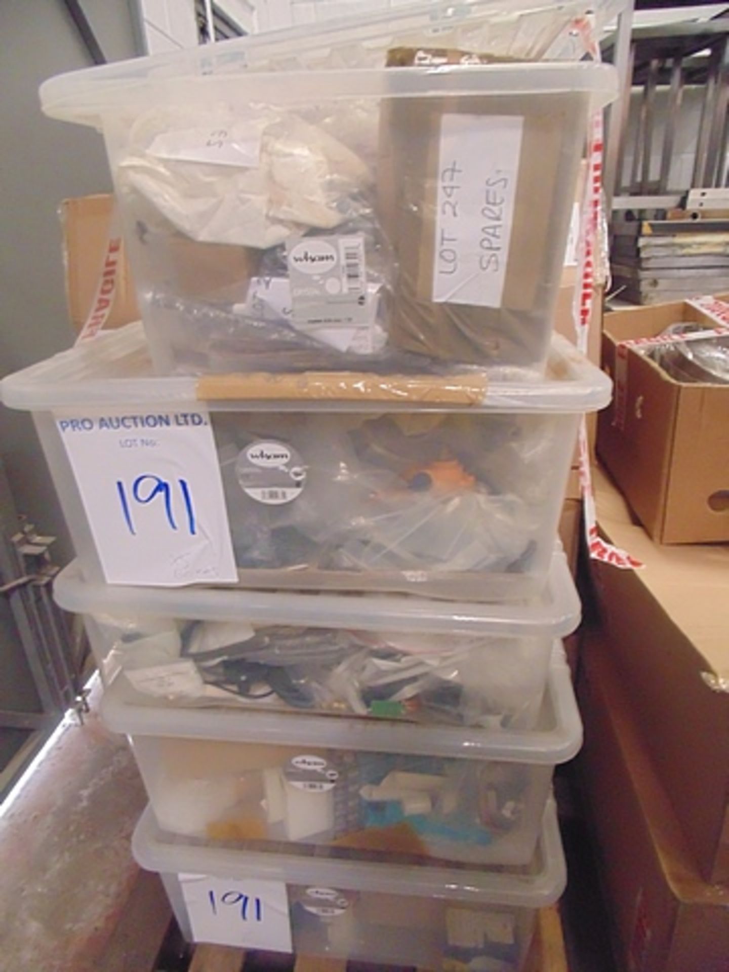 A large quantity of catering equipment spares for dishwashers, glasswasher and various other