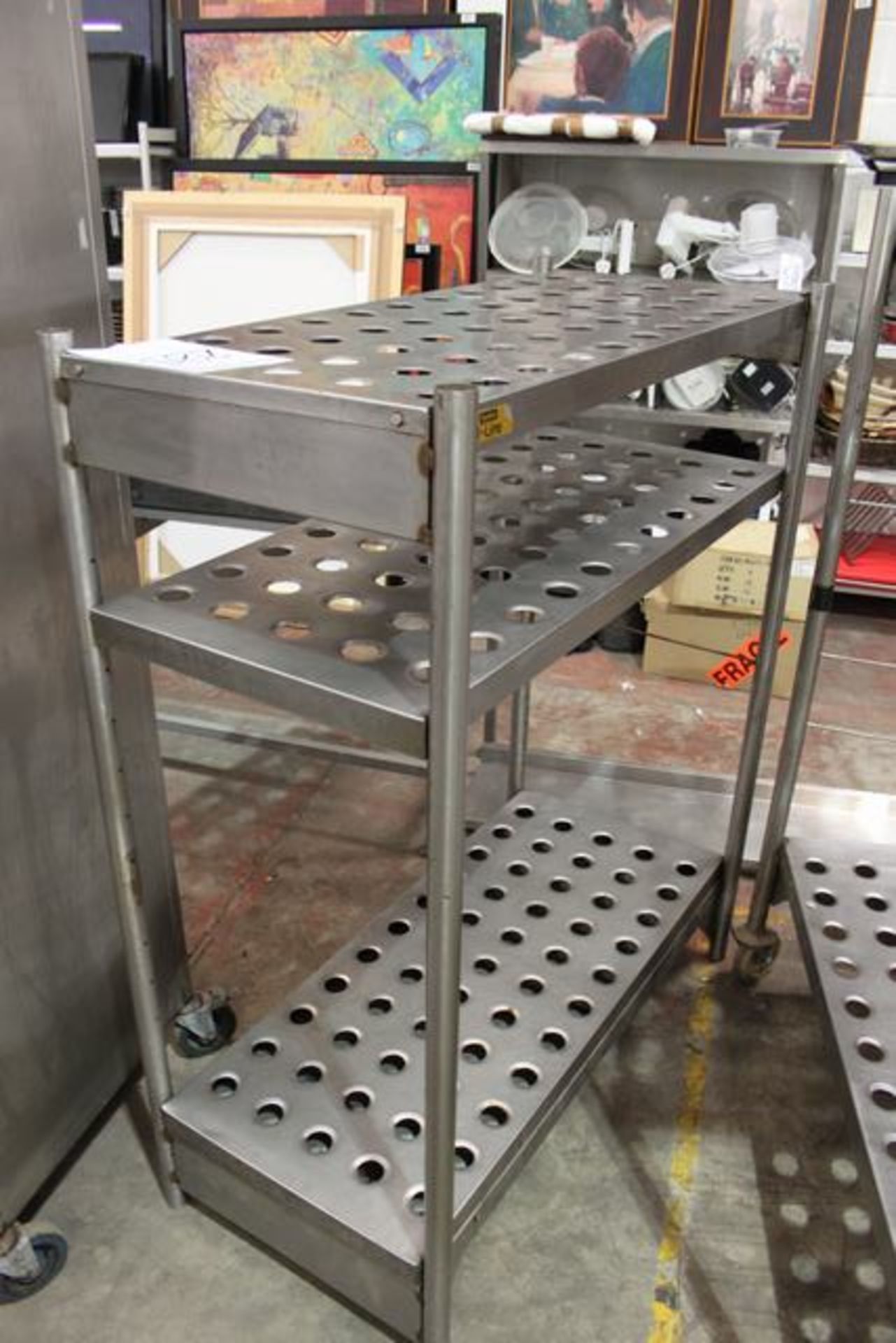 Bartlett B Line static stainless rack 1200mm x 520mm x 1450mm