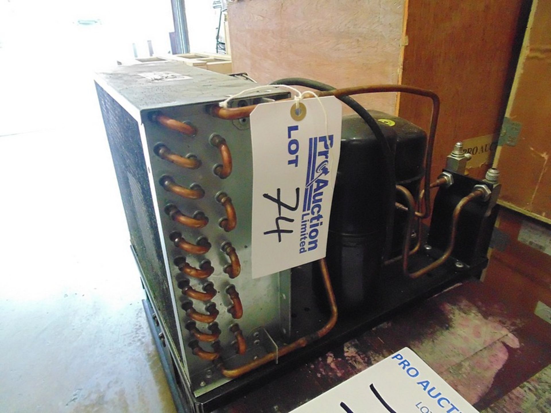 Aspera Embraco refrigeration compressor and condensing unit model UNE6187Z 1/3HP 12.0 Displ. cm³/rev