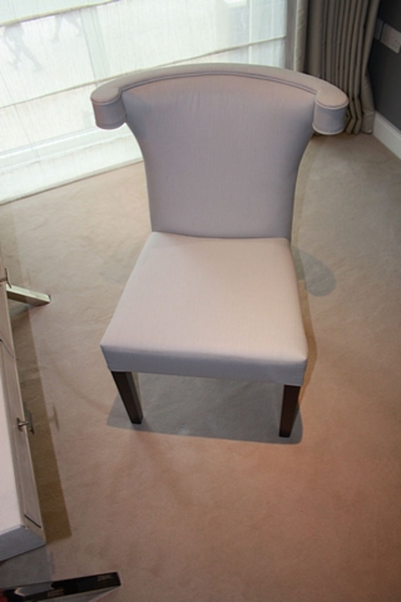 Upholstered wing occasional chair 640mm x 610mm x 910mm