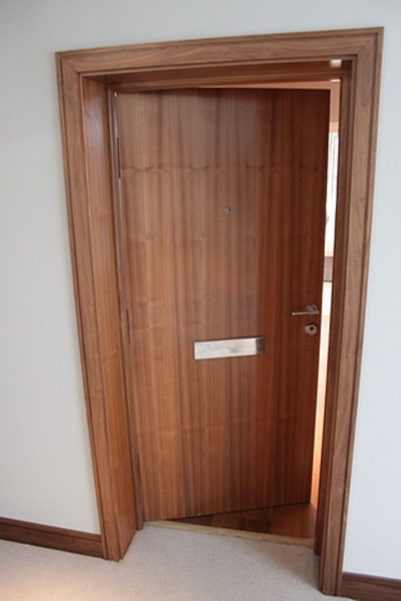 An oak external door 870mm x 1980mm