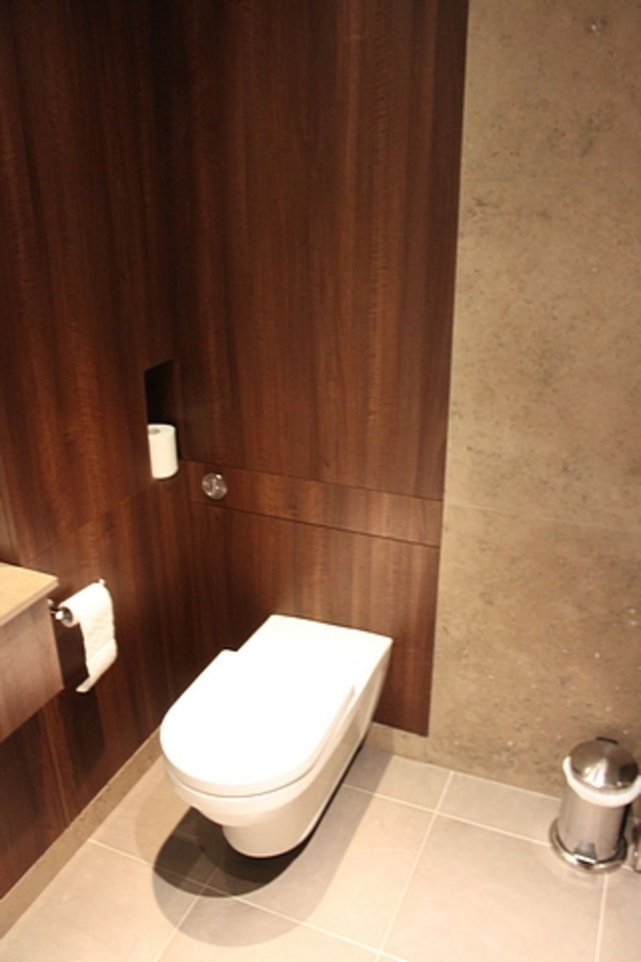 A Villeroy & Boch cloakroom comprising of stone basin and vanity and WC pan 1900mm x 2100mm - Image 2 of 4