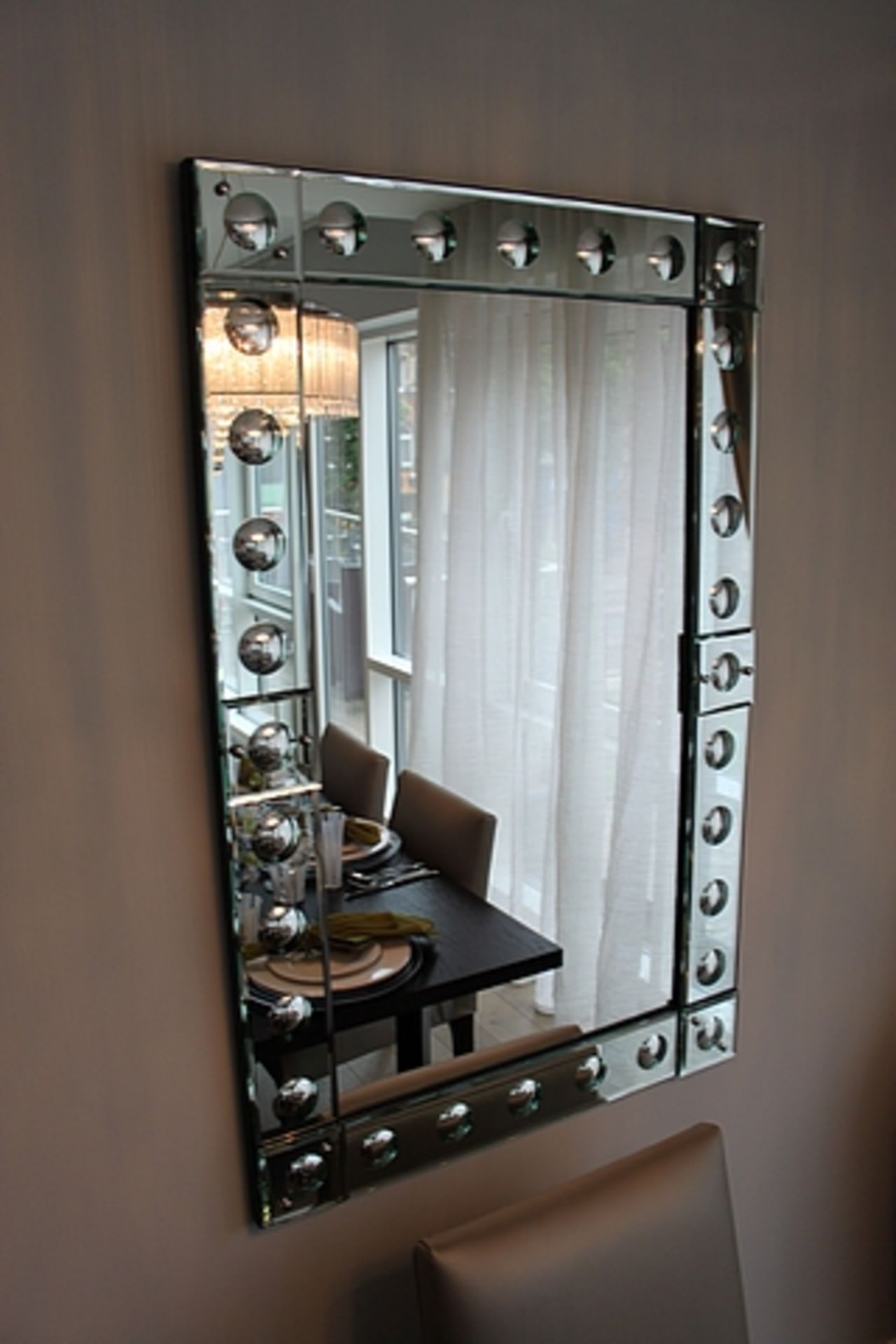 Framed wall mirror 710mm x 1100mm