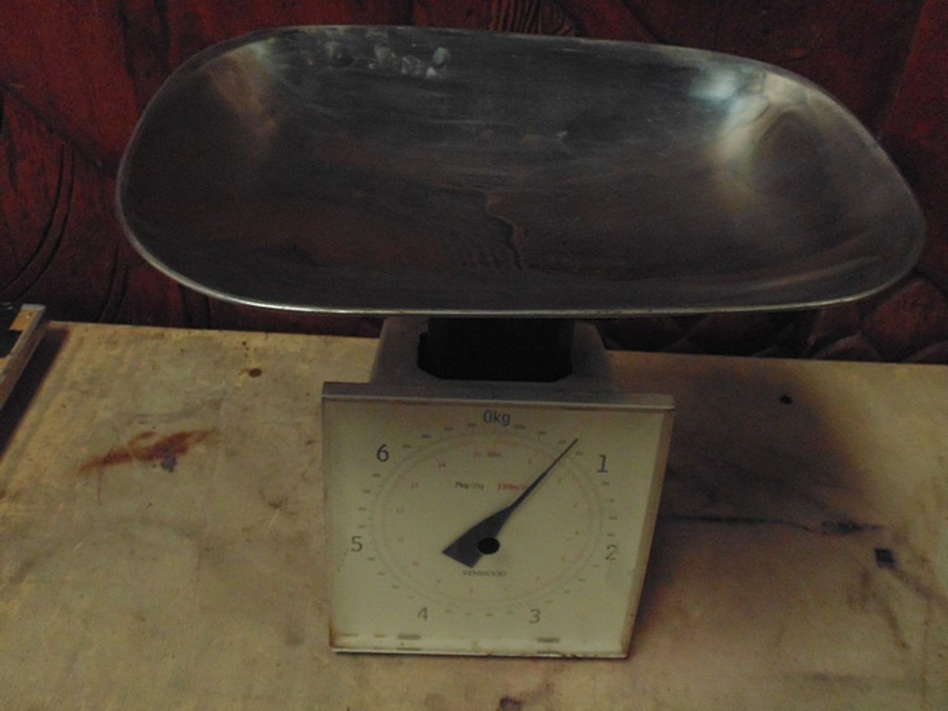 Kenwood general purpose kitchen scales 7kg capacity steel pan top