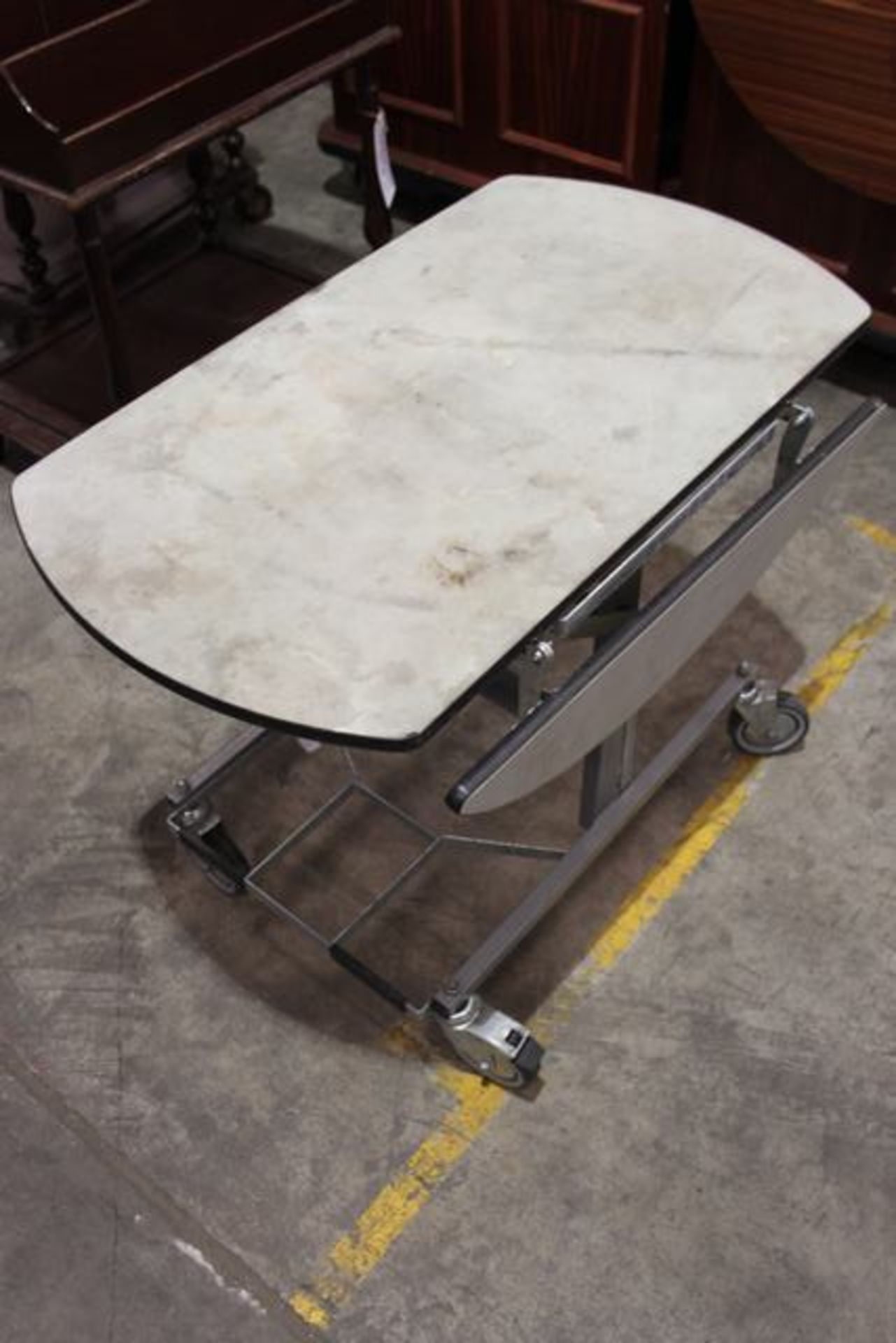 3 x Burgess RST3001 service trolley features tri-folding flaps trolleys have grills fitted under