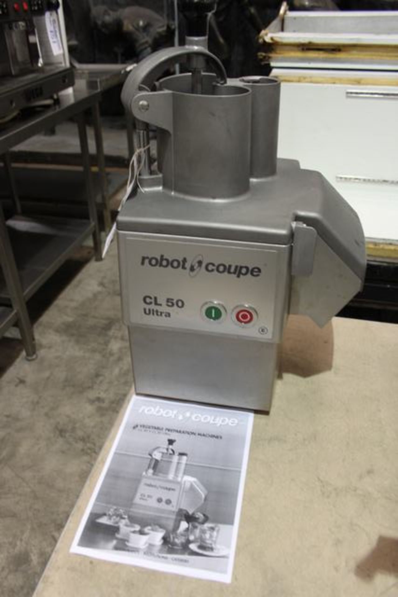 Robot Coupe CL 50 Ultra Vegetable Preparation machine 550 Watts motor 375 RPM (note discs nor