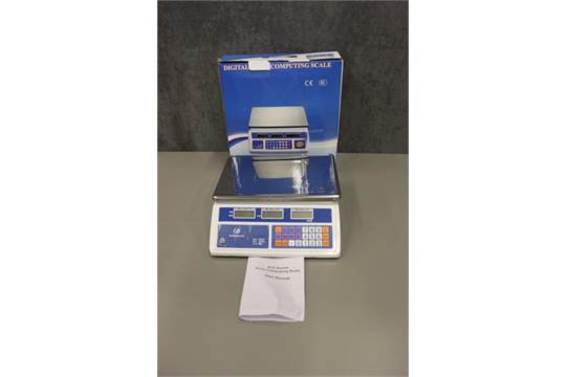 Stainless steel counter top bench scale 30kg capacity ideally suited for food preparation and