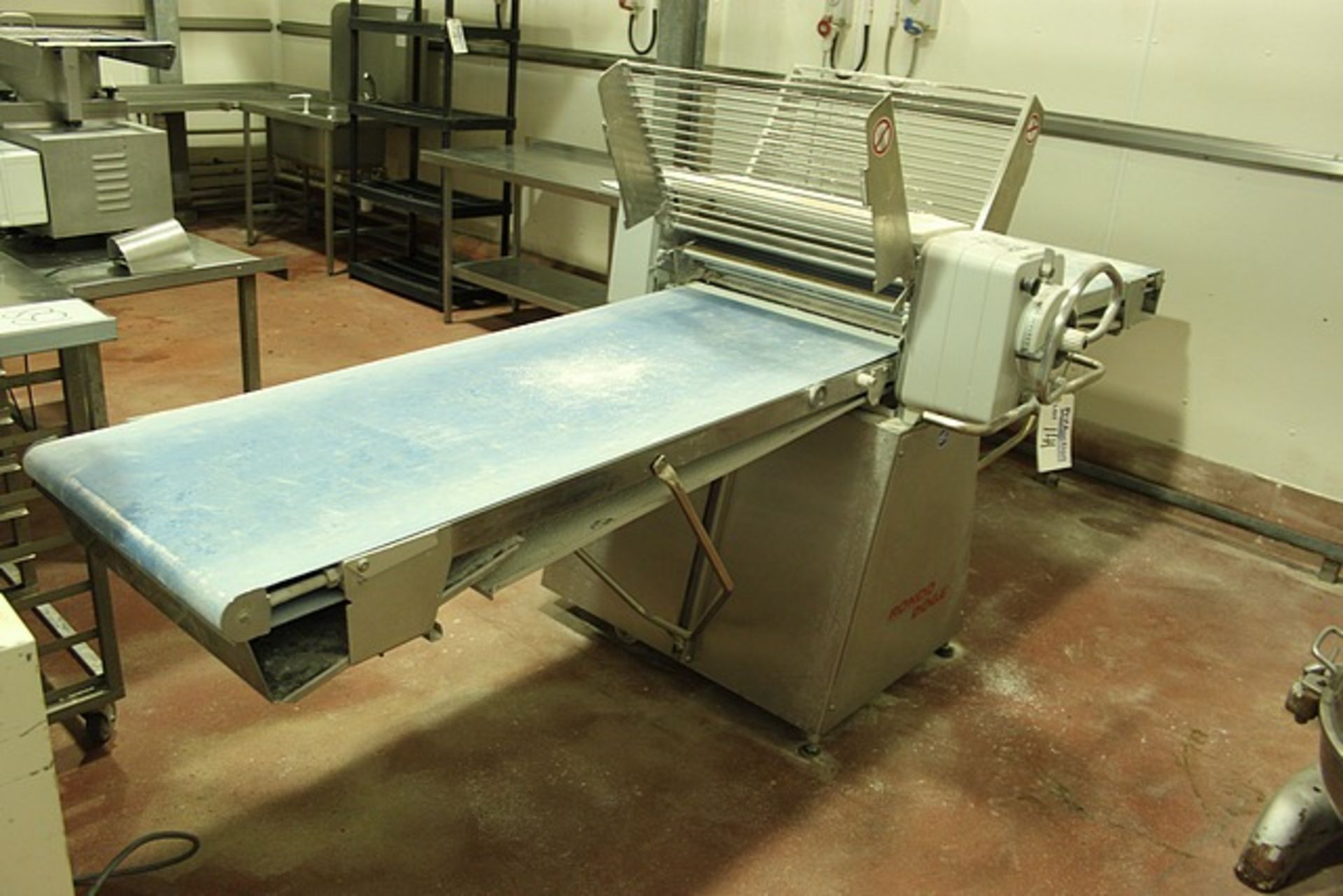 Rondo Doge SS068 A frame pastry break dough sheeter twin belt 635mm conveyors guarded and adjustable