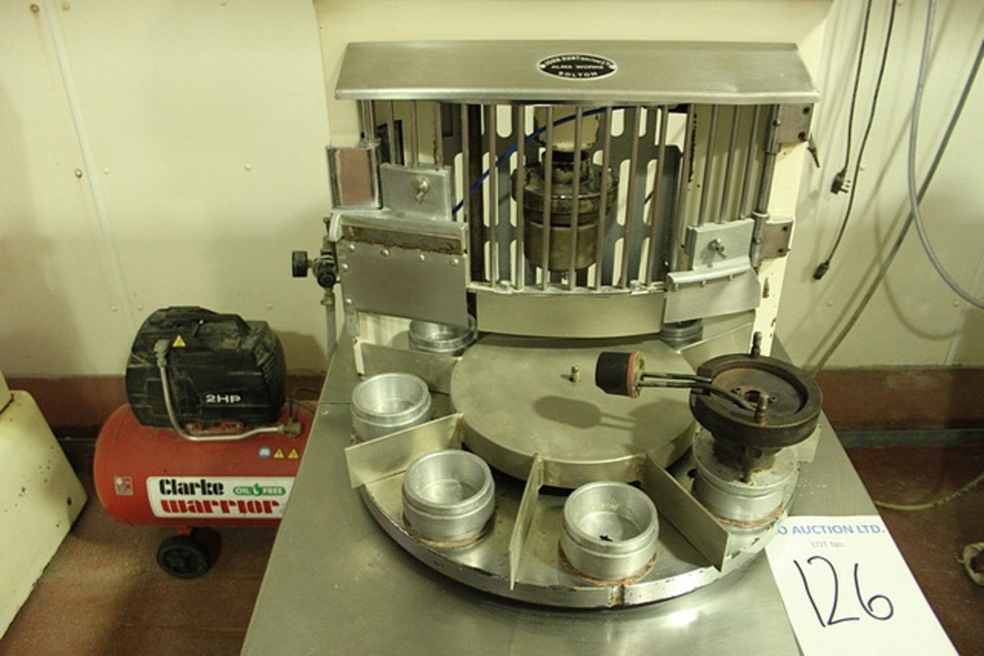 John Hunt 8 Station semi automatic pie machine die equipment is electrically heated and - Image 2 of 2