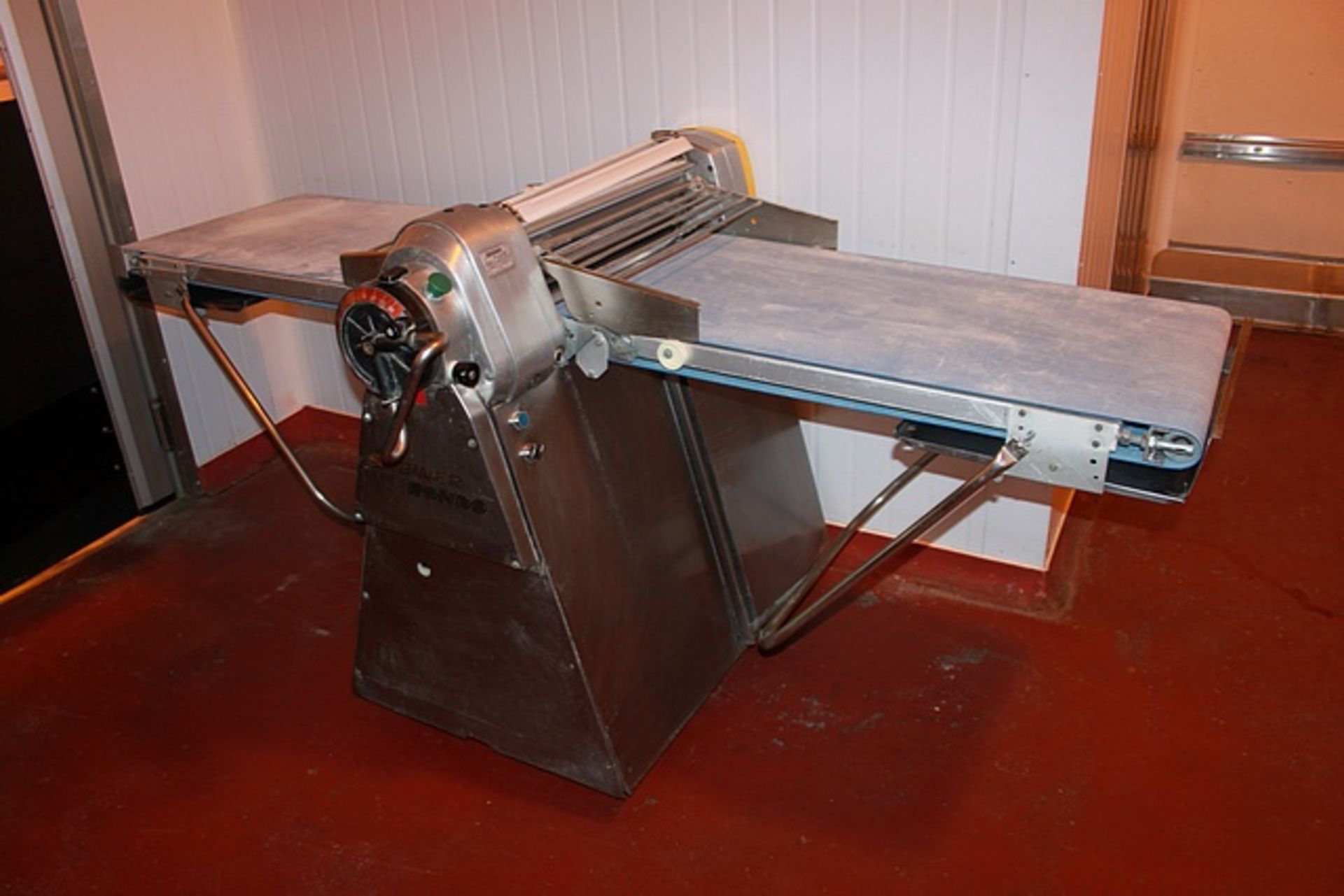 Rondo Seewer SS065 A frame pastry break dough sheeter twin belt 600mm conveyors guarded and