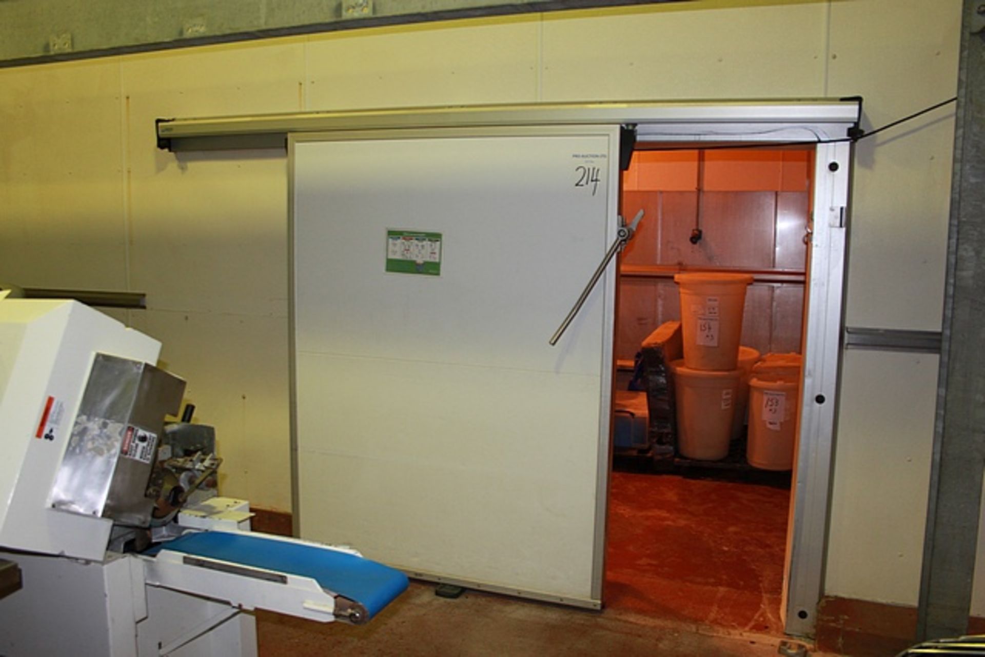 Fermod insulated freezer fridge door and rtunning rail 1600mm x 2140mm