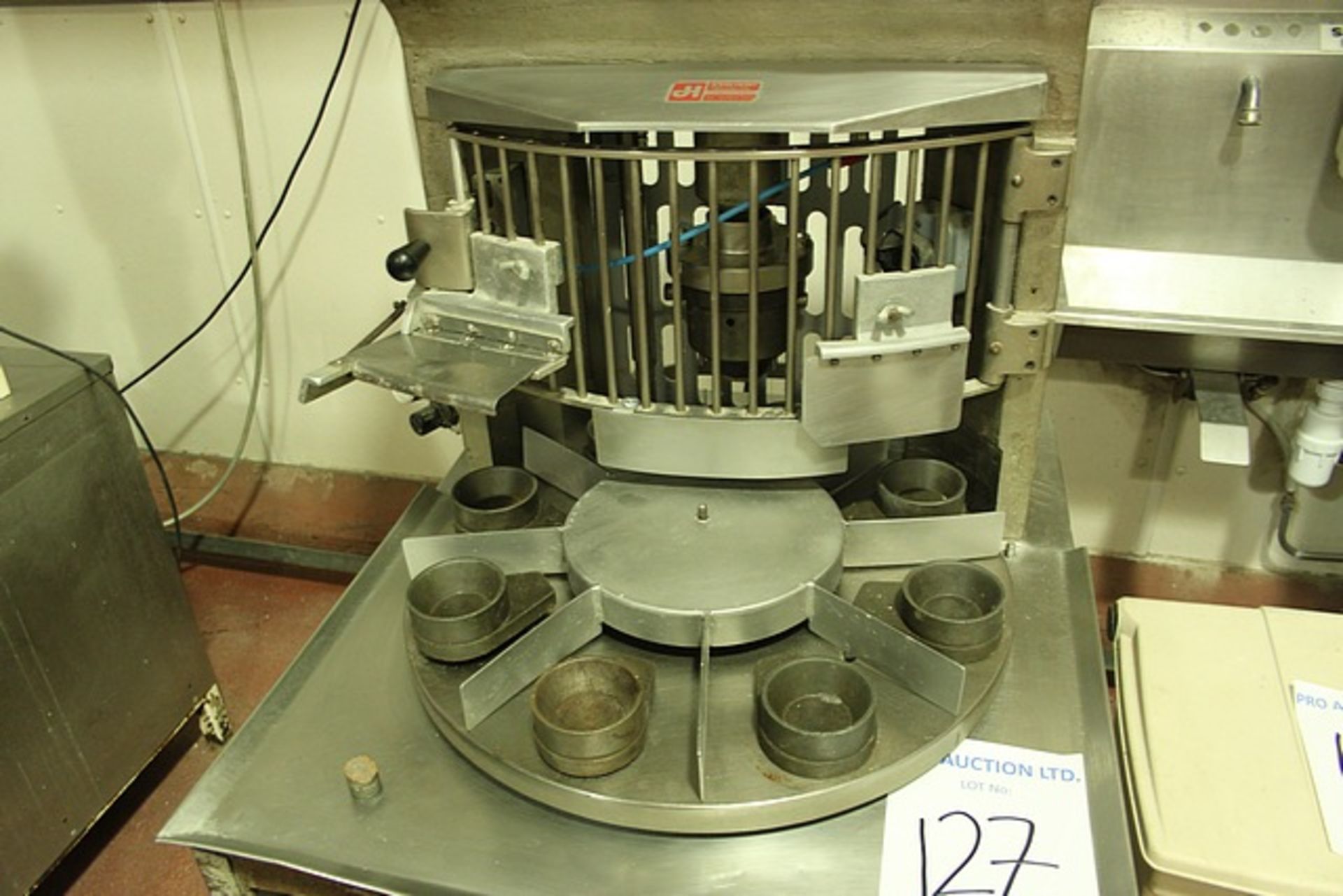 John Hunt 8 Station semi automatic pie machine die equipment is electrically heated and - Image 2 of 2