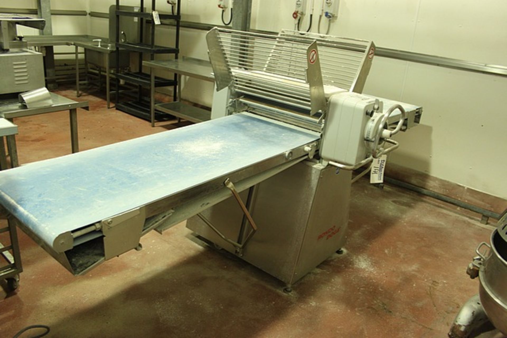 Rondo Doge SS068 A frame pastry break dough sheeter twin belt 635mm conveyors guarded and adjustable - Image 2 of 3